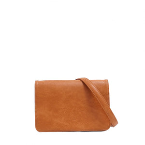 ADELE VEGAN CROSSBODY-Handbag-S-Q-COGNAC-Coriander