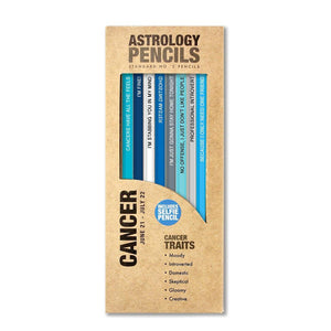 ASTROLOGY PENCIL SET-Pencil-WHISKEY RIVER SOAP CO.-CANCER-Coriander