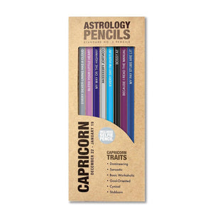 ASTROLOGY PENCIL SET-Pencil-WHISKEY RIVER SOAP CO.-CAPRICORN-Coriander