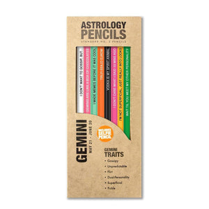 ASTROLOGY PENCIL SET-Pencil-WHISKEY RIVER SOAP CO.-GEMINI-Coriander