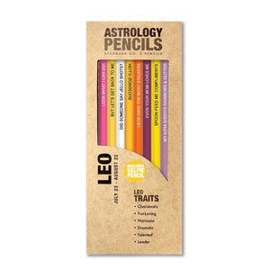 ASTROLOGY PENCIL SET-Pencil-WHISKEY RIVER SOAP CO.-LEO-Coriander
