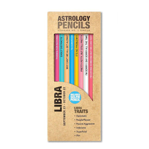 ASTROLOGY PENCIL SET-Pencil-WHISKEY RIVER SOAP CO.-LIBRA-Coriander