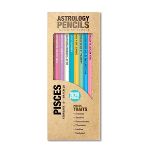 ASTROLOGY PENCIL SET-Pencil-WHISKEY RIVER SOAP CO.-PISCES-Coriander