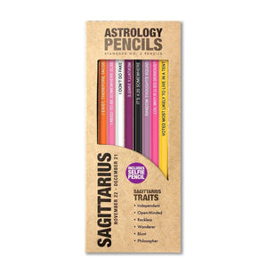 ASTROLOGY PENCIL SET-Pencil-WHISKEY RIVER SOAP CO.-SAGITTARIUS-Coriander