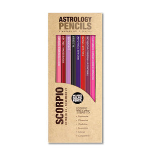 ASTROLOGY PENCIL SET-Pencil-WHISKEY RIVER SOAP CO.-SCORPIO-Coriander