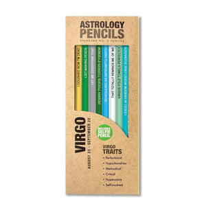 ASTROLOGY PENCIL SET-Pencil-WHISKEY RIVER SOAP CO.-VIRGO-Coriander