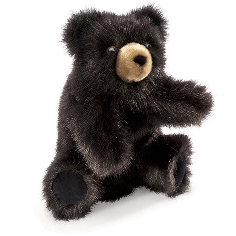 BABY BLACK BEAR PUPPET-Puppet-FOLKMANIS-Coriander