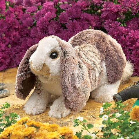 BABY LOP-EARED RABBIT PUPPET-Puppet-FOLKMANIS-Coriander