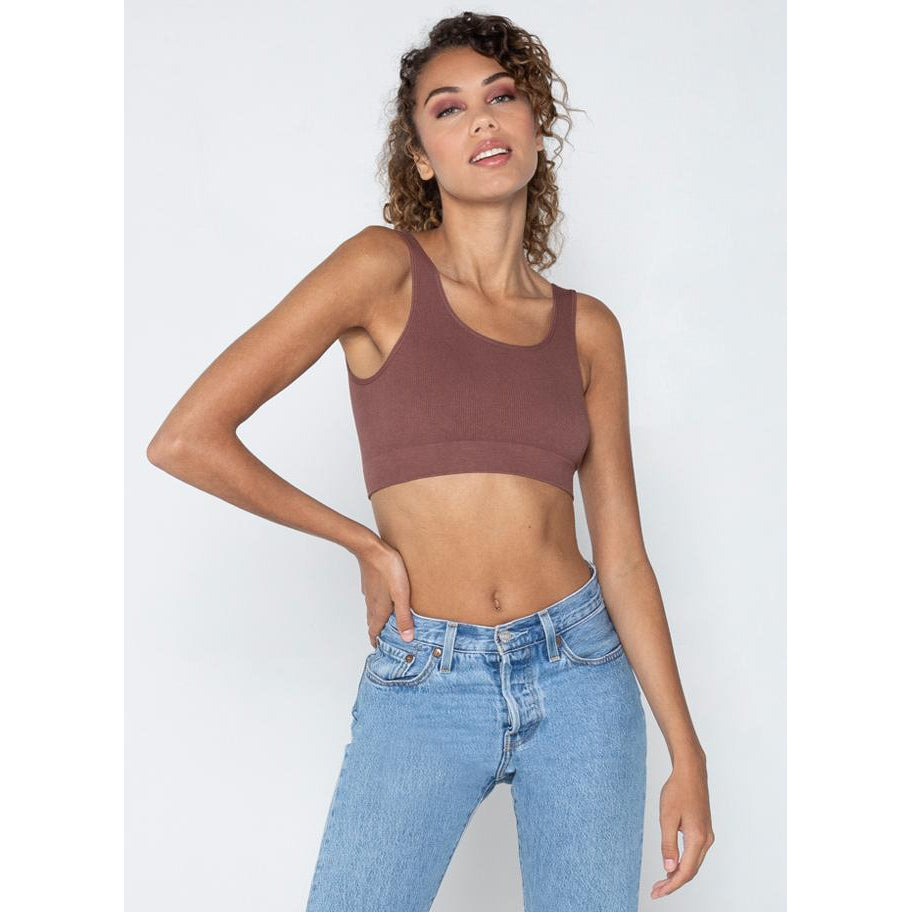 BAMBOO BRALETTE-Basic-CEST MOI-SMALL-MEDIUM-CHESTNUT-Coriander