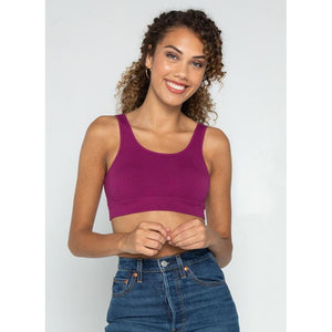 BAMBOO BRALETTE-Basic-CEST MOI-SMALL-MEDIUM-MAGENTA-Coriander