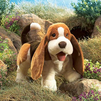 BASSET HOUND PUPPET-Puppets-FOLKMANIS-Coriander