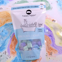BATH BOMBS | MINI-Self Care-HAPPY HIPPO-RAINBOW-Coriander