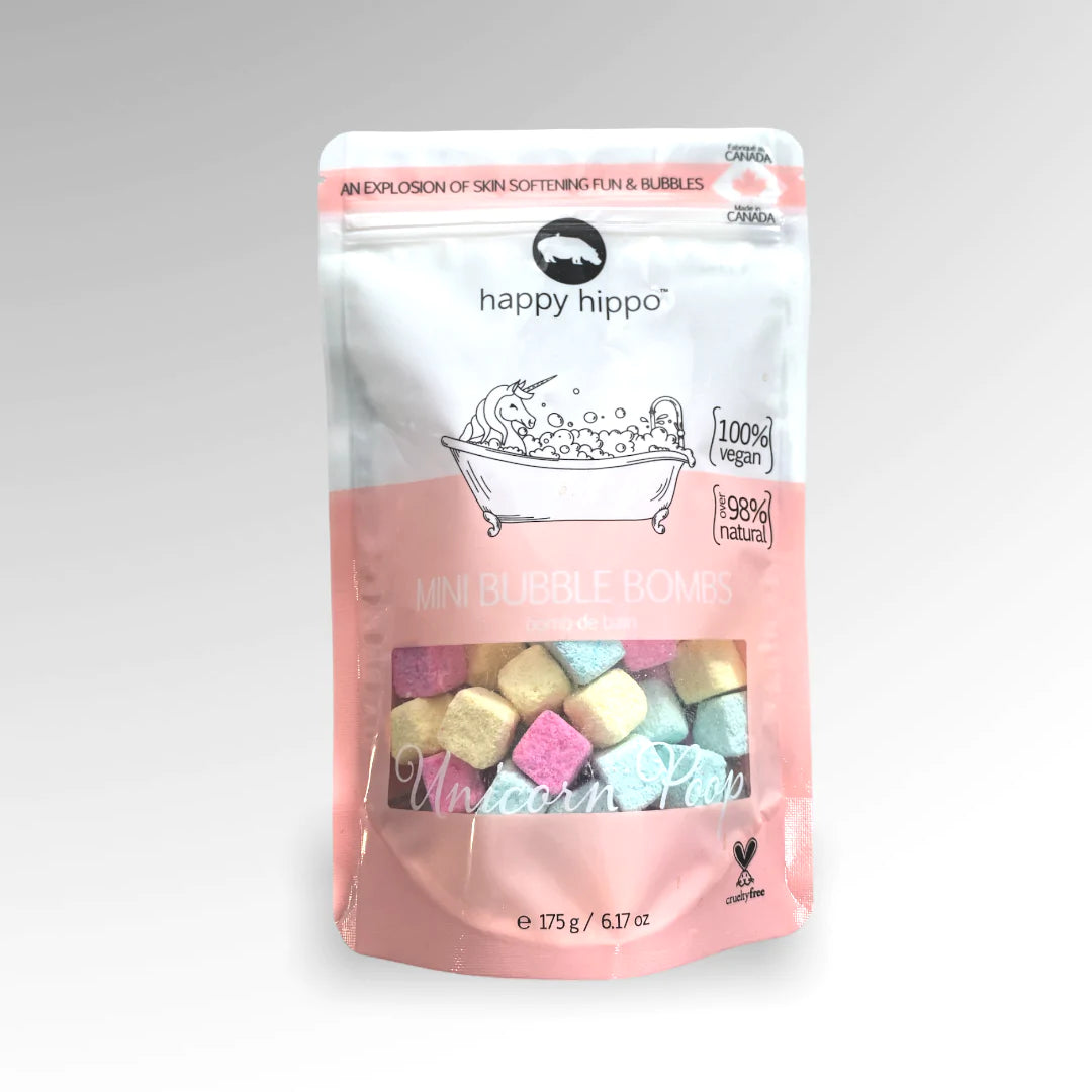 BATH BOMBS | MINI-Self Care-HAPPY HIPPO-UNICORN POOP-Coriander