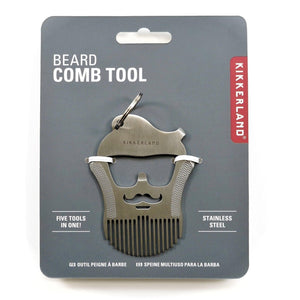 BEARD COMB TOOL-Gift-KIKKERLAND DESIGNS-Coriander