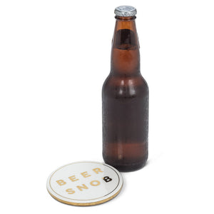 BEER SNOB COASTER-Coasters-ABBOTT-Coriander