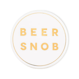 BEER SNOB COASTER-Coasters-ABBOTT-Coriander