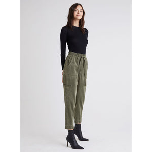 BIANCA HIGH-WAIST TROUSERS-Bottoms-BELLA DAHL-Coriander