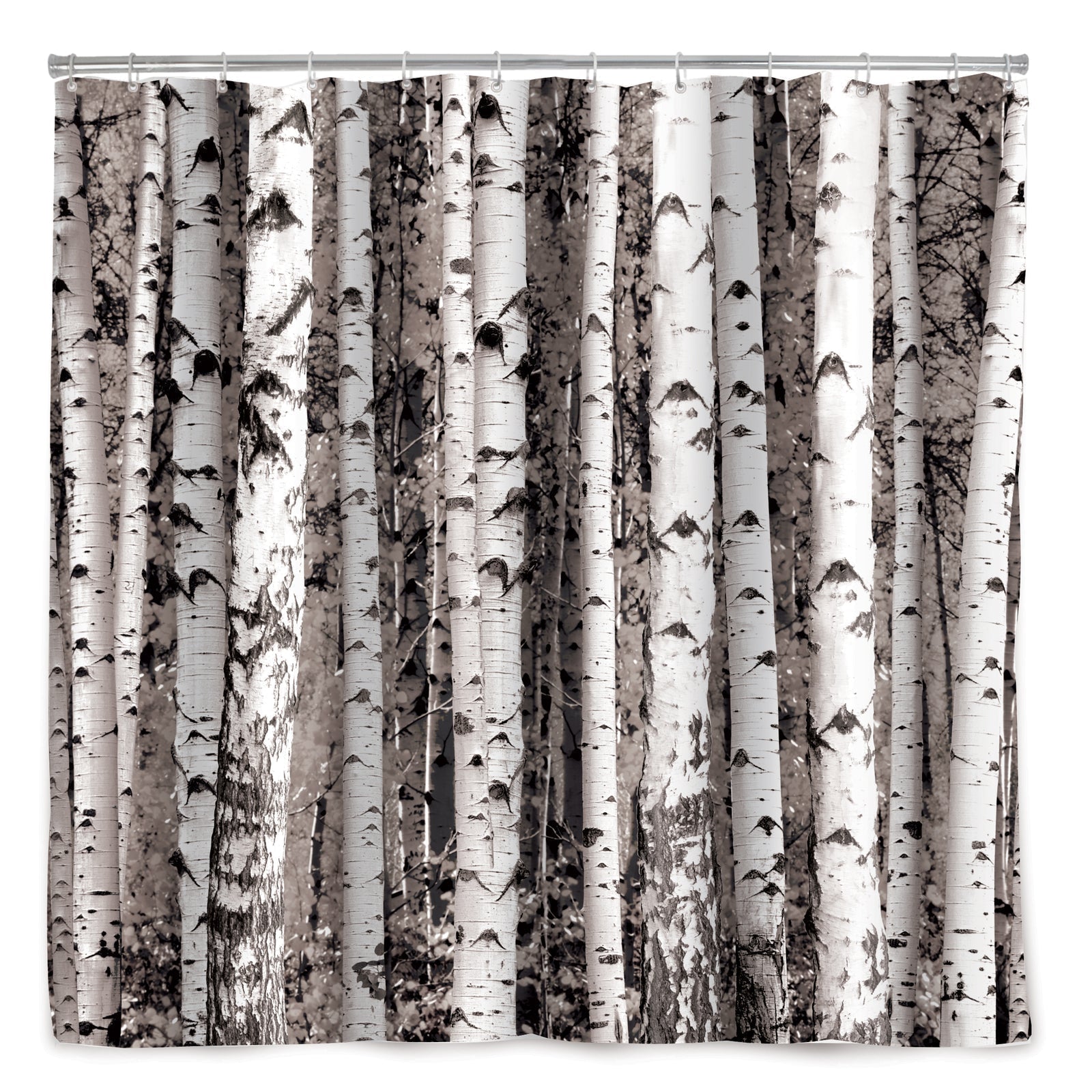 BIRCH SHOWER CURTAIN-Home-KIKKERLAND DESIGNS-Coriander