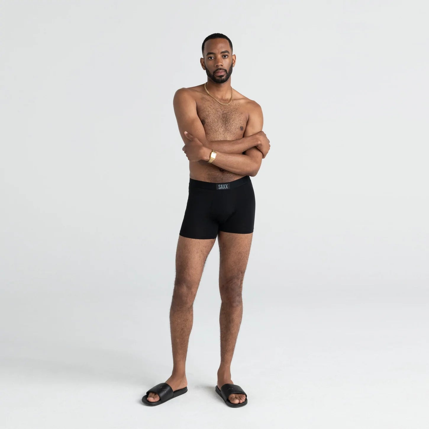 BLACK BOXER BRIEF-Intimates-SAXX-Coriander