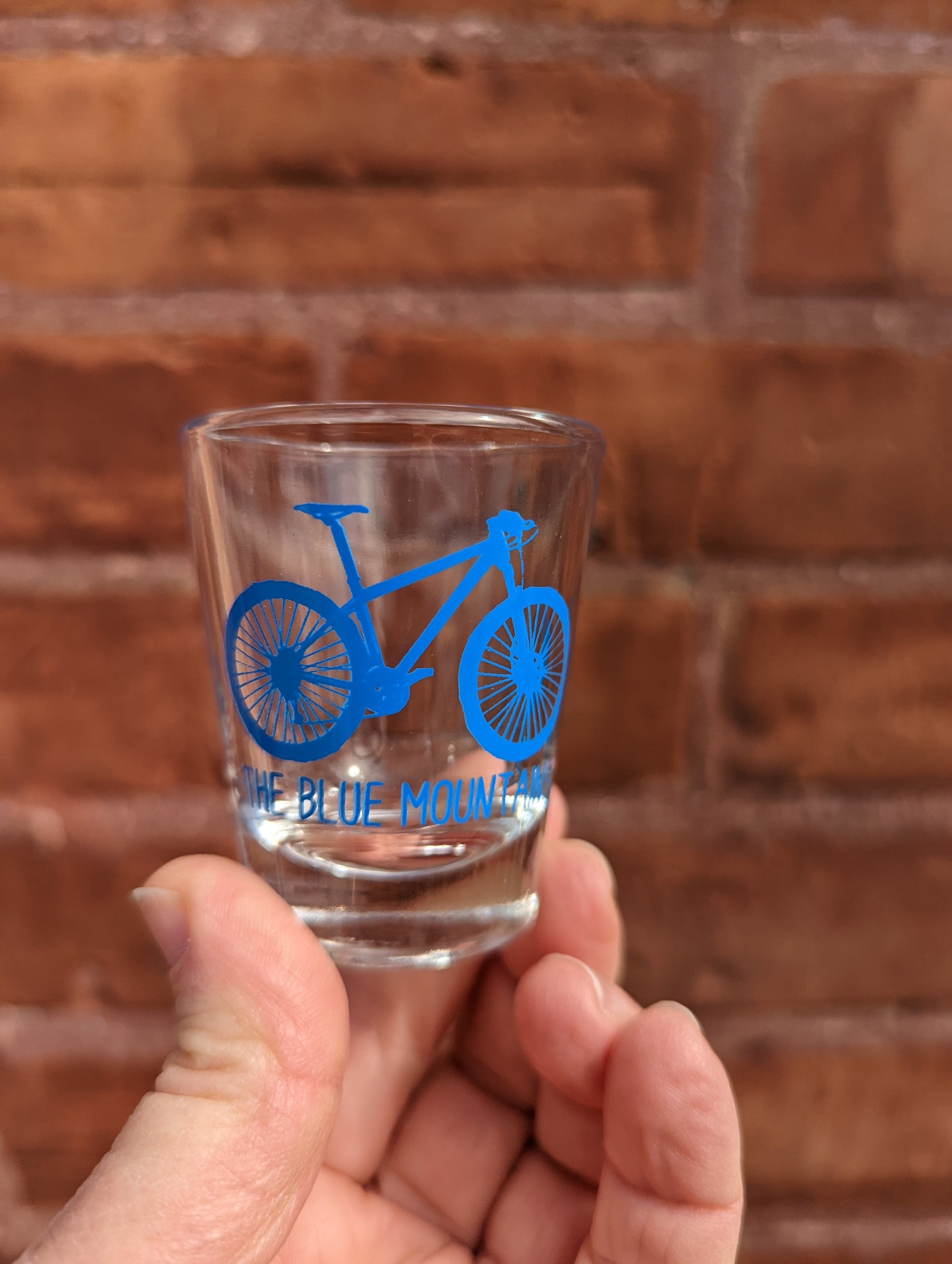 BLUE MOUNTAINS SHOT GLASS-shot glasses-VITAL-MOUNTAIN-Blue-Coriander