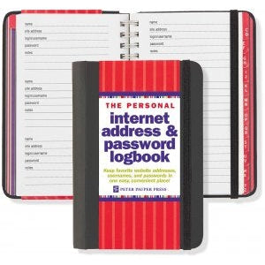 BOOK | INTERNET LOGBOOK-Journal-PETER PAUPER PRESS-Coriander