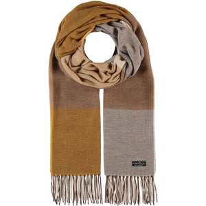 BOX CHECK OVERSIZED SCARF-Scarf-V. FRAAS-TAN-Coriander