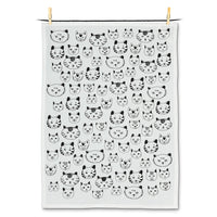 CAT TEA TOWEL-Home Decor-ABBOTT-Coriander