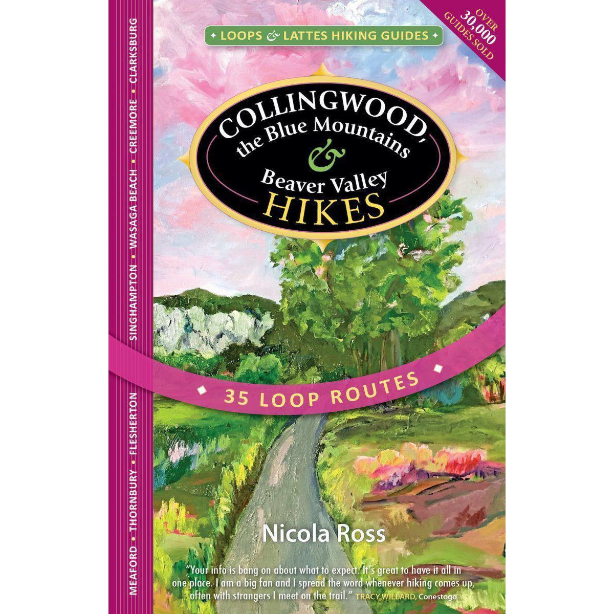 COLLINGWOOD, THE BLUE MOUNTAINS & BEAVER VALLEY HIKES GUIDE BOOK-Book-LOOPS & LATTES-Coriander