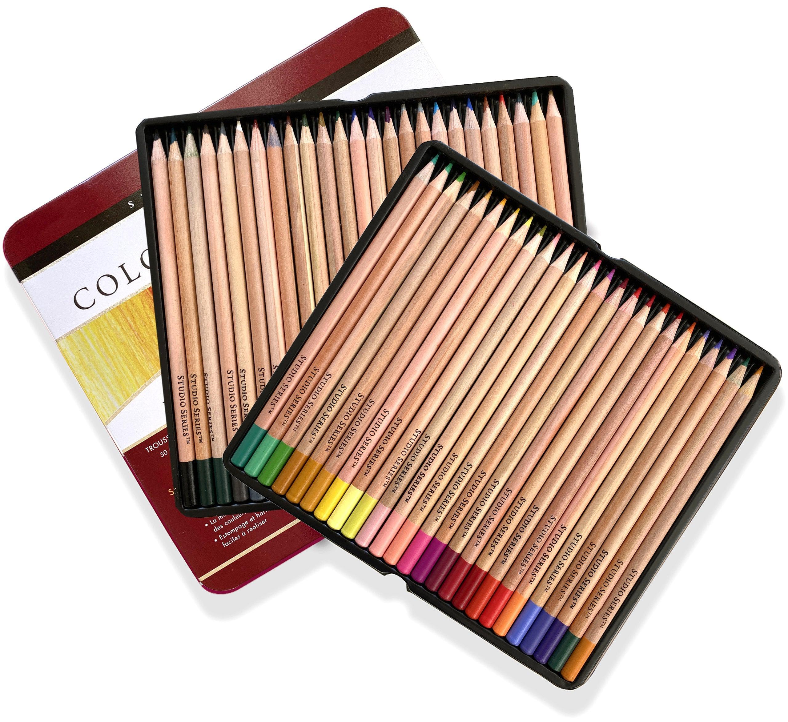 COLOURED PENCILS | SET OF 50-Pencil-PETER PAUPER PRESS-Coriander