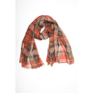 CRIMSON SCARF-Scarves & Wraps-MOMENT BY MOMENT-Coriander