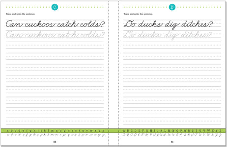 CURSIVE WRITING WORKBOOK-Book-PETER PAUPER PRESS-Coriander