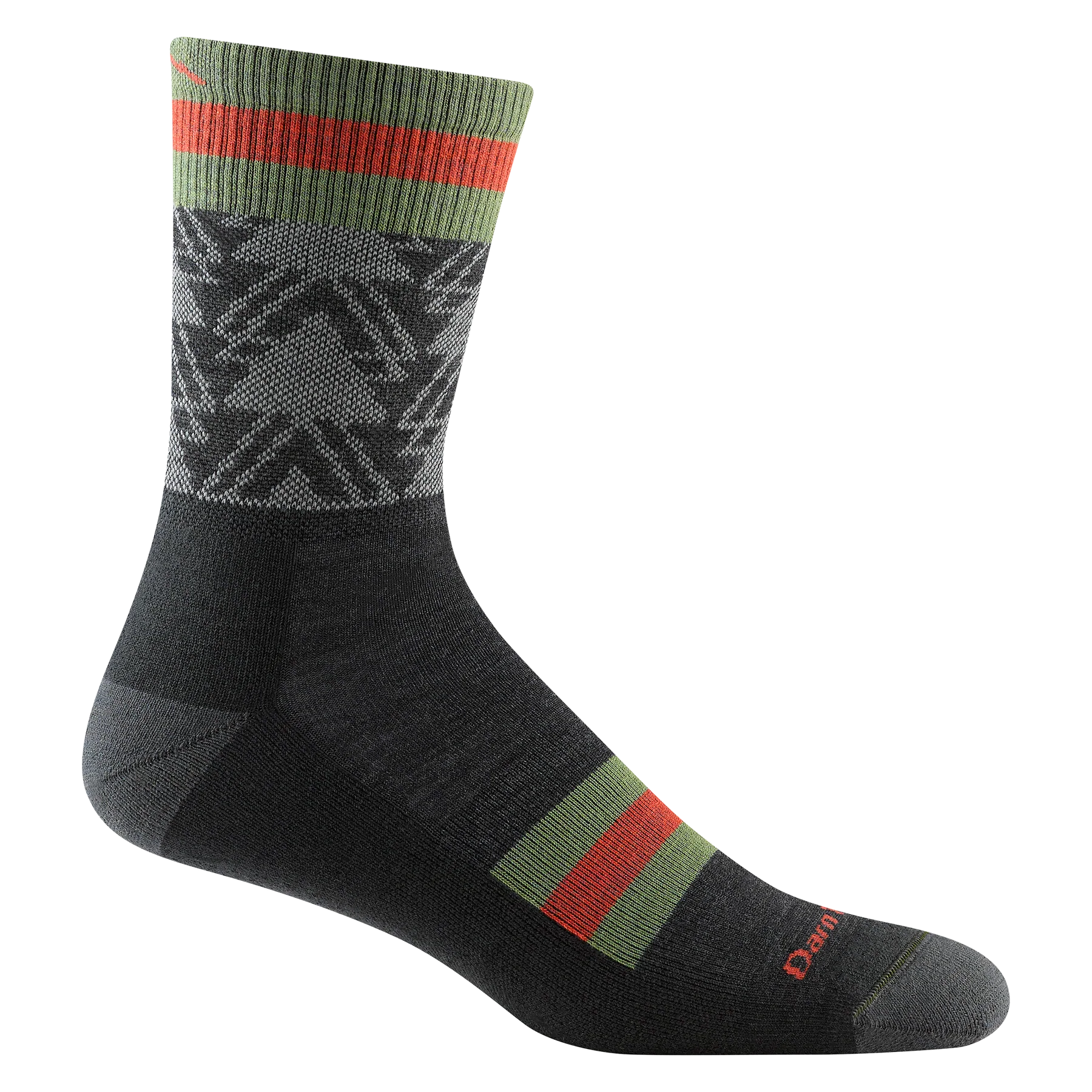 DARN TOUGH MEN'S SHELTER HIKER SOCKS-Socks-DARN TOUGH-MEDIUM-CHAR-Coriander