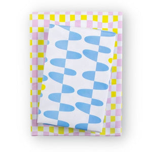 DOT WAVE WRAPPING PAPER-Gift Wrap-WRAPPILY-Coriander