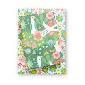 ENCHANTED GARDEN WRAPPING PAPER-Books & Stationery-WRAPPILY-Coriander