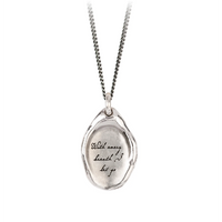 EVERY BREATH TALISMAN - SILVER-Necklace-PYRRHA DESIGN-Coriander