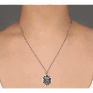 FAMILY ABOVE ALL TALISMAN NECKLACE-Necklace-PYRRHA DESIGN-Coriander