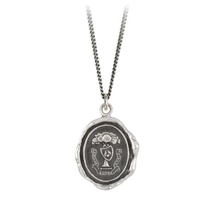 FAMILY ABOVE ALL TALISMAN NECKLACE-Necklace-PYRRHA DESIGN-Coriander