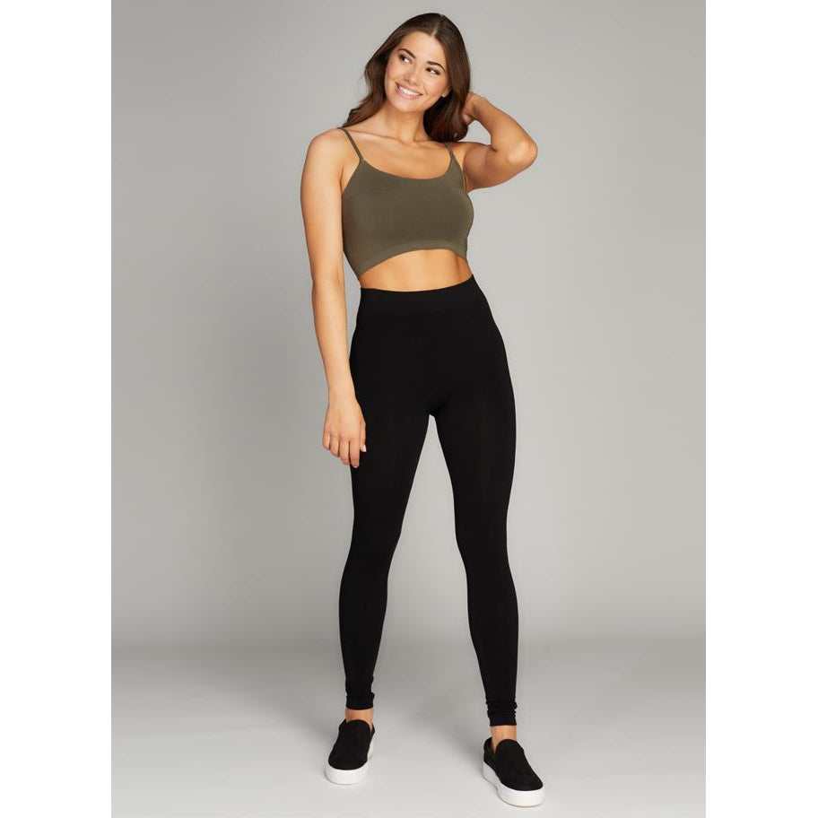 FLEECE-LINED LEGGINGS-Leggings-CEST MOI-ONE SIZE-Black-Coriander