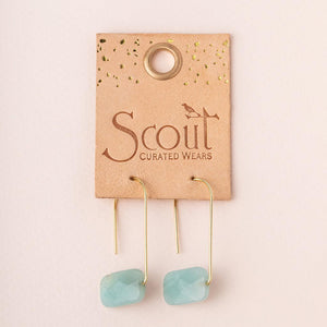 FLOATING STONE EARRINGS-Earrings-SCOUT-Coriander