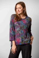 FLORAL TOP-Sweaters Pullover-HABITAT-XSMALL-AMETHYST-Coriander