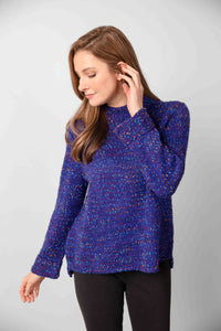 FUNNEL PULLOVER-Sweaters Pullover-HABITAT-XSMALL-ROYAL-Coriander