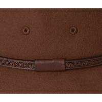 HAT | FELT MID BRIM: REMY-Hat-KOORINGAL-SMALL-CHESTNUT-Coriander