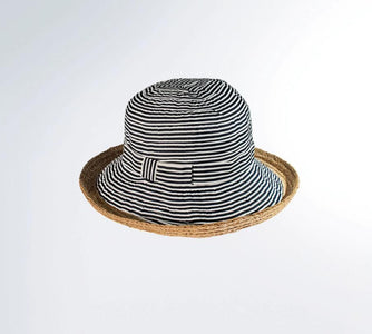 HAT | RUCCO CLOCHE-Hats-CANADIAN HAT SPRING/SUMMER-ONE-NAVY-Coriander