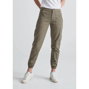 HIGH RISE LIVE FREE JOGGER-Joggers-DUER-27-OLIVE-Coriander
