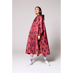 IKAT ADULT RAIN PONCHO-Poncho-RAIN KISS-Coriander