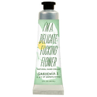 I'M A DELICATE F*CKING FLOWER NATURAL HAND CREAM - GARDENIA & A BIT OF SANDALWOOD-Self Care-BLUE Q-Coriander