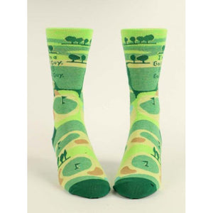 I'M A GOLF GUY MEN'S SOCK-Sock-BLUE Q-Coriander