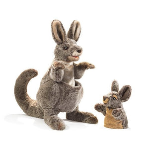 KANGAROO WITH JOEY PUPPET-Puppet-FOLKMANIS-Coriander