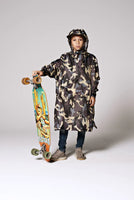 KIDS JUNGLE CAMO PONCHO-Raincoat-RAIN KISS-Coriander