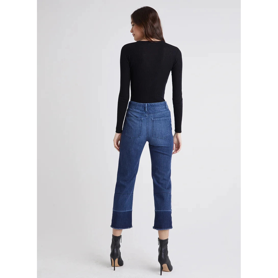 LENNON STRAIGHT-LEG JEANS-Jeans-BELLA DAHL-Coriander